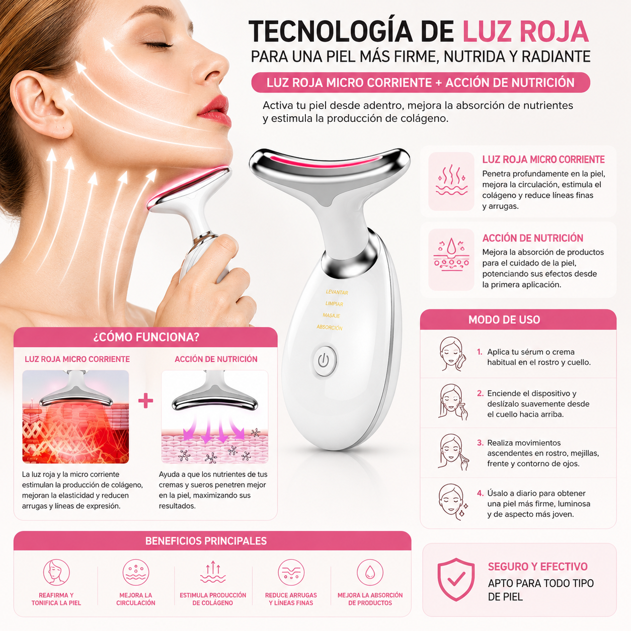 Masajeador Laser Facial